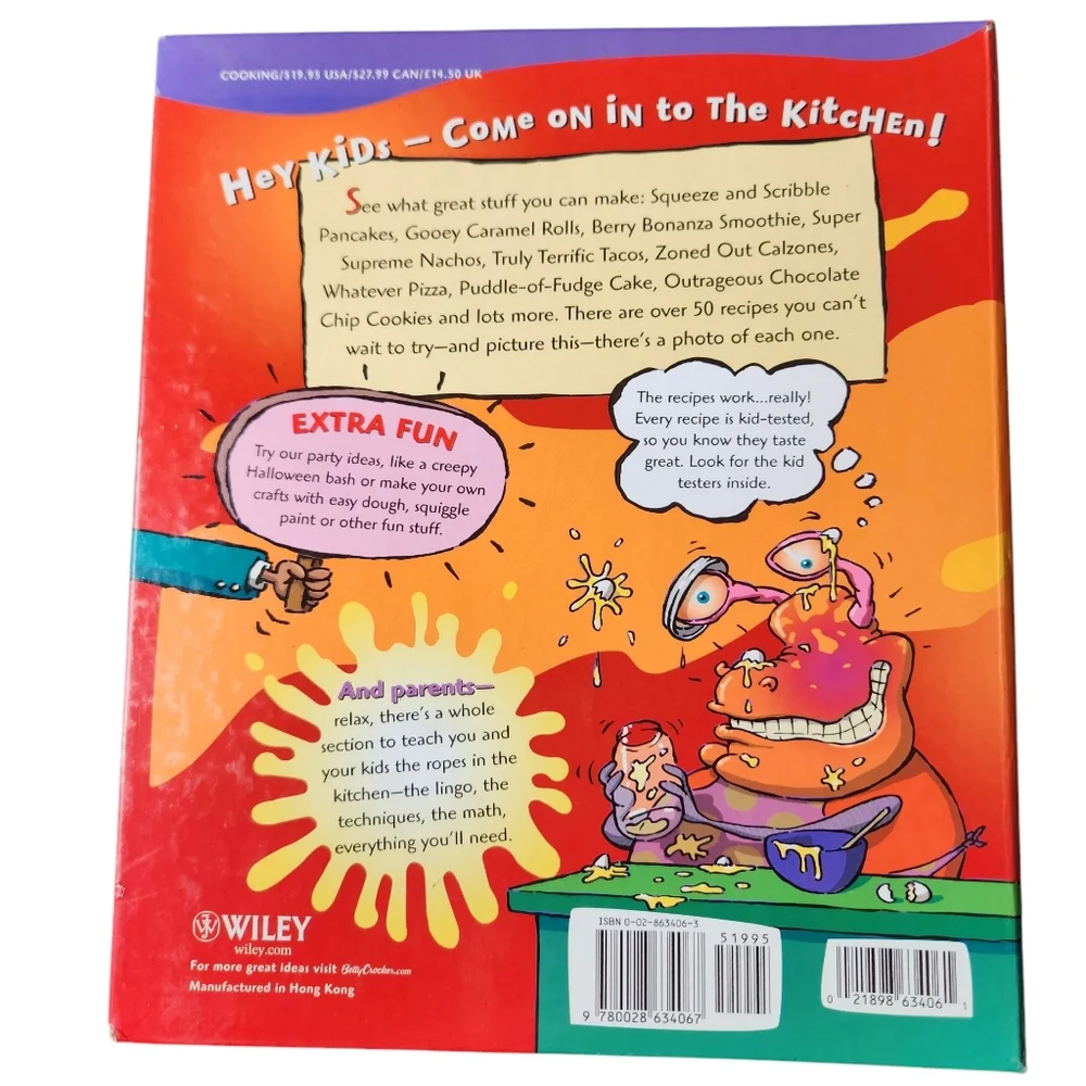 Vintage 90s Betty Crocker's Kids Cook! by Betty Crocker 1999